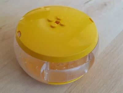 1 Lego Box / Dose rund, gelb transparent, 10x10x3 (47674 47675 47676) (S785) - Bild 1 von 2