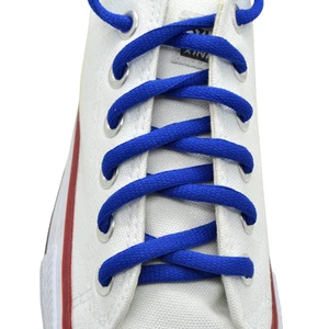 Tenis deportivas ovaladas 45" cuerdas ""azul real"" cordones de zapatos - Imagen 1 de 4