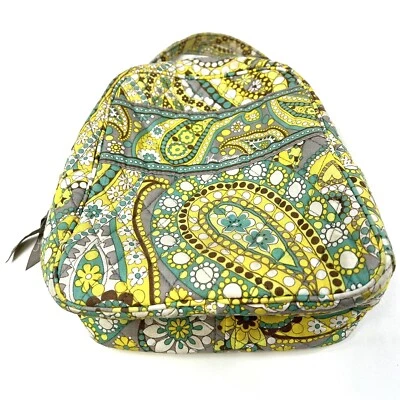 Y2K Vera Bradley Womens Lunch Box Bag Lemon Parfait Floral Yellow Gray Blue 1843 - Image 1 of 4