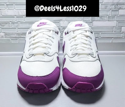 Nike Air Max 1 Niños Talla 1Y Blanco Viotech Púrpura DZ3307-109 Foto 1 de 4
