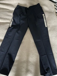 Red Kap Pants Womens 18 Blue Work Slacks hemmed 30 inches long! - Picture 1 of 4