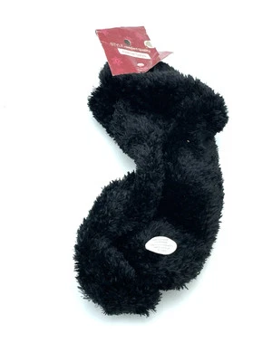 Calcetines botín plumas cepilladas de colección poliéster negro difuso NOS Foto 1 de 3