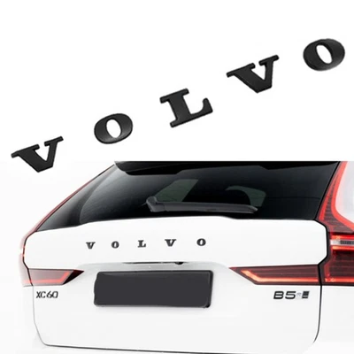 Matte Black For Volvo XC60 XC90 S60 V60 Sport 3D Rear Truck Emblem Letters Badge - Image 1 of 4