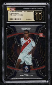 2024 Panini Prizm CONMEBOL Copa America Phenomenon Joao Grimaldo CGC 10 Pristine - Picture 1 of 3