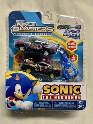 Sonic the Hedgehog Key Blasters 2 Cars 2024  Sonic/Shadow ~NEW - Image 1 of 2
