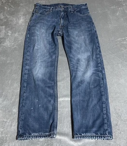 Vintage Y2K Levis 505 Flannel Lined Jeans Mens 34X30 Straight Leg Work Heavy - Picture 1 of 6