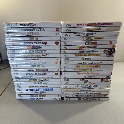 42 Wii Games - Sonic, Price Is Right, Guitar Hero , Wheel Of Fortune - Image 1 of 4