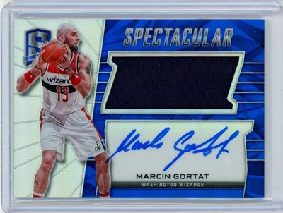 2015-16 Panini Spectra Spectacular Swatch Signatures Marcin Gortat Auto /149 - Image 1 of 2