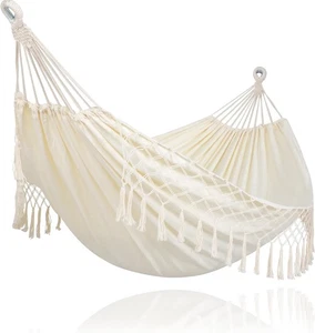 SUNCREAT Portable Camping Hammock for Outside, Heavy Duty 2 Person Hammock Bed f - Picture 1 of 7