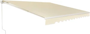 Tenda Da Sole per Esterno Avvolgibile 4 X 2,5 M, Tenda Da Sole a Bracci Estensib - Foto 1 di 12