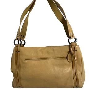 Bolso de Hombro ROLFS Vintage Cuero Coñac Tres Compartimentos + Bolsillos - Imagen 1 de 13