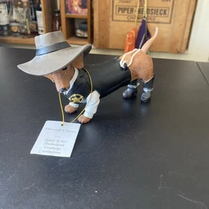 Hamilton "SHER-RUFF A. PAWS" Sporen und Pelz Dackel Figur - Bild 1 von 5