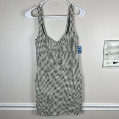 New Intimately Free People Bodycon Polka Dot Dress Frosted Ivory, Size Small - Image 1 of 4