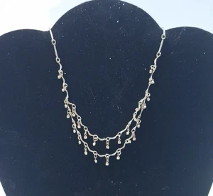 ! 6" Metall Gliederkette mit Glassternen und 2" ext. - Bild 1 von 2