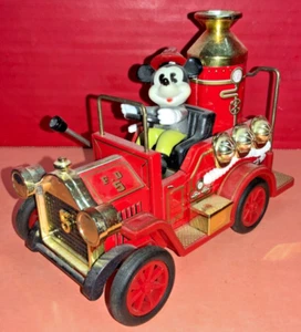 VTG Walt Disney Mickey Mouse Old Timers Fire Truck #5 Japan AS IS NOT TESTED (A) - Picture 1 of 10