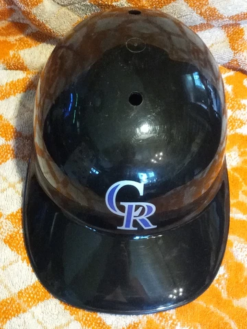 Vintage 1993 Laich Sports Prod. Corps Colorado Rockies Logo MLB Baseball Helmet Cover
