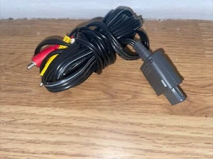 OFFICIAL ORIGINAL OEM Super Nintendo N64 Gamecube SNES AV RCA Video Cable - Picture 1 of 3