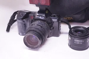 Minolta 7000i SLR film camera with AF Sigma 28-70mm zoom & 28mm Lens - Picture 1 of 11