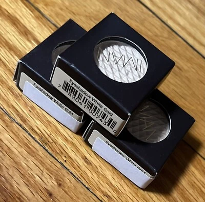 LOT OF 3 IMAN Luxury Eyeshadow in Shade "White Gold" 0.05oz. New In Boxes - Image 1 of 4