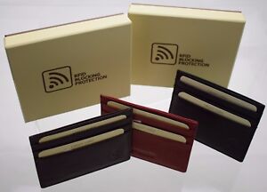 Golunski LEATHER Credit Card Wallet / Holder Oyster card ID card RFID New