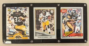 FRANCO HARRIS 3 CARD PLAQUE PITTSBURGH STEELERS - Picture 1 of 1