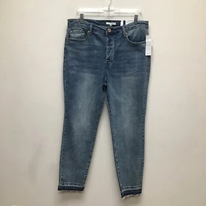 STS Blue Womens Blue Christy 11" High Rise Flat Front Tapered Ankle Jeans 30 NEW - Picture 1 of 13