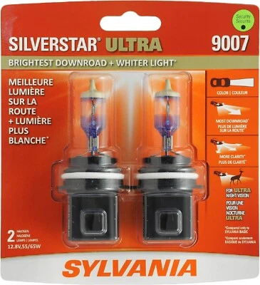 SYLVANIA - 9007 SilverStar Ultra - Bombillas halógenas de alto rendimiento Foto 1 de 4