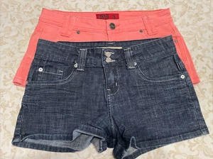 Junior’s Shorts Lot of 2 Size 3 Shorts Zanadi / Just USA - Picture 1 of 8