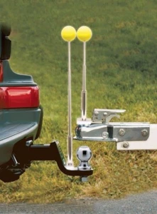 Magnetic Trailer Ball Hitch Back-Up Alignment Kit Telescoping Rods Boat Truck - Picture 1 of 1