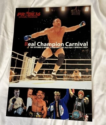 *Rare* PRIDE FC 16 program w/ Japanese Language Event Insert UFC DREAM RIZIN - Image 1 of 4