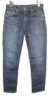 LEVI'S 511 Jeans Men's W30/L32 Slim Fit Whiskers Blue Zip Fly Fade Effect