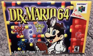 Dr Mario N64 Vintage Game Box 2"x3" Fridge Locker MAGNET Nintendo - Picture 1 of 2
