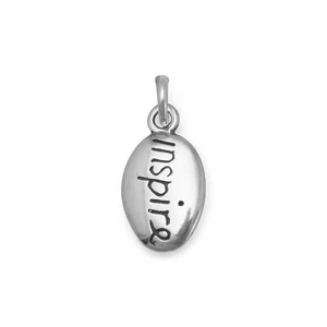 Dije INSPIRE Ovalado Grabado Plata de Ley - Imagen 1 de 1
