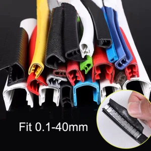 Car Door Boot Edge Protector Strip Trim U Shape Guard Seal Rubber 0.1-40mm Color - Picture 1 of 40