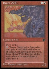 Magic the Gathering MTG Heart Wolf (75) Homelands   LP