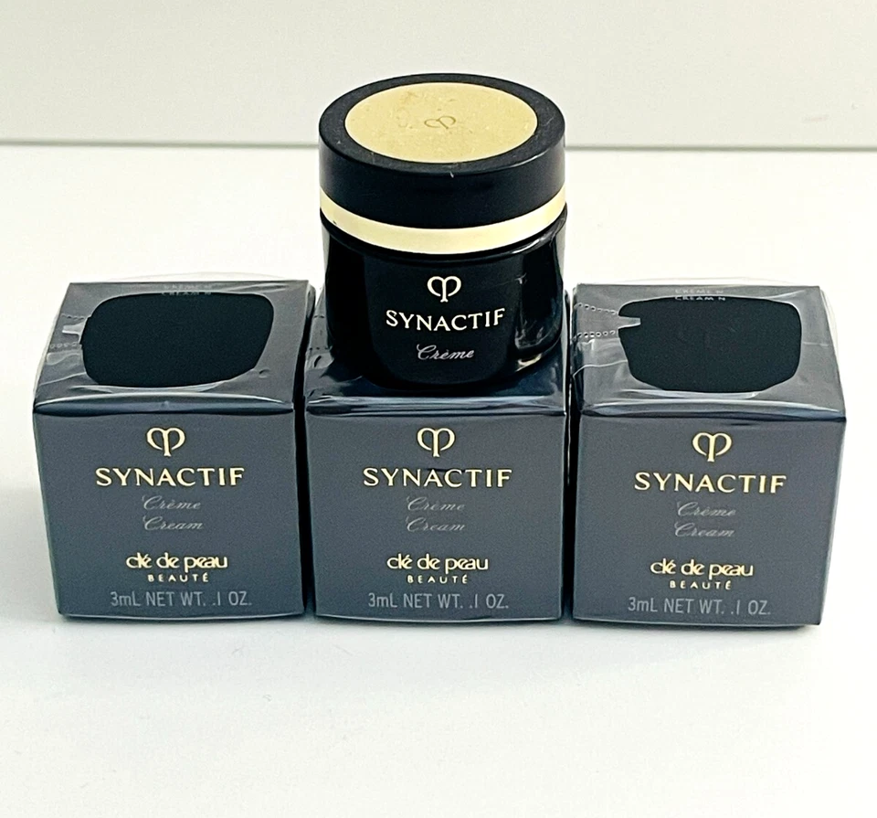 Lote de 3 Cle de Peau Beaute CPB Synactif Crema 0.1oz / 3ml X3 Nuevo con Sellado Foto 1 de 1