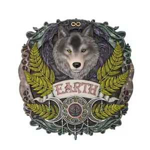 PT Anne Stokes Elements Cold Cast Resin Wall Plaque - Earth - Picture 1 of 3
