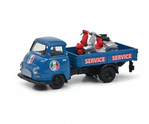 Hanomag Kurier mit Vespa blau, Schuco 452661400, 1:87 (H0) - Bild 1 von 2