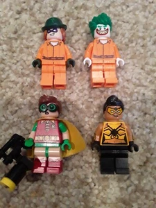 4 Lego Robin Riddler Tarantula Joker 70905 Green Glasses Super Heroes Minifigure - Picture 1 of 1