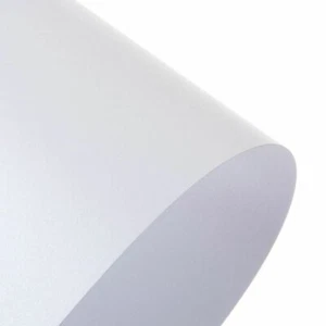 2 Sided Pearlescent Paper A4 - Shimmer Craft Pearl Ice White - Picture 1 of 2