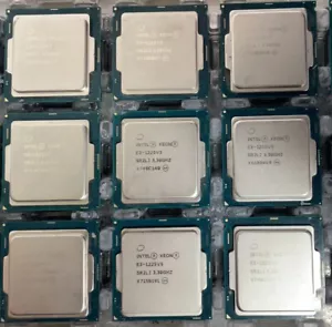Intel Xeon E3-1225 V5 4-Core 4-thread 8MB 80W 3.30GHz LGA1151 CPU processor - Picture 1 of 1
