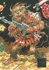 2009 Topps Star Wars Galaxy Series 4 Card #31 Darth Vader vs. Ben Kenobi