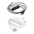 3ft USB Power Cable 2 Wire USB 2.0 Male Charging Cord Extension DIY with Switch