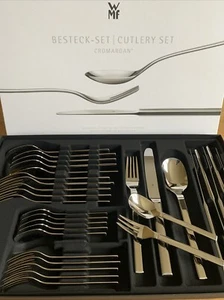 WMF Tratto Cromargan Posate Acciaio Inox 6 Persone 30 Pezzi Ottime Condizioni - Foto 1 di 23