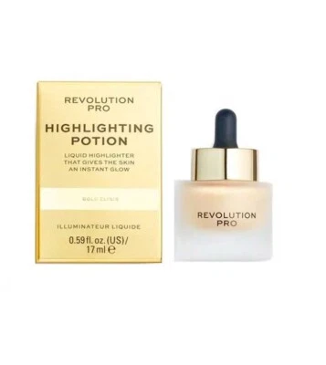 Revolution Pro Highlighting Potion Liquid Highlighter Gold Elixir - Image 1 of 4
