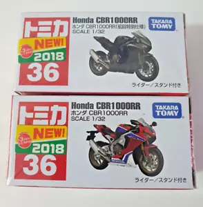 Tomica Honda CBR1000RR Motorbike Bike Set of 2 Bundle Motorcycle Lot - Picture 1 of 9