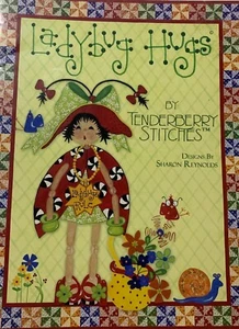 Ladybug Hugs Tenderberry Stitches Sharon Reynolds patrones de acolchado 2002 - Imagen 1 de 5