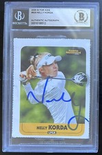 NELLY KORDA SIGNED SI FOR KIDS GOLF ROOKIE CARD *BECKETT* AUTO’D LPGA