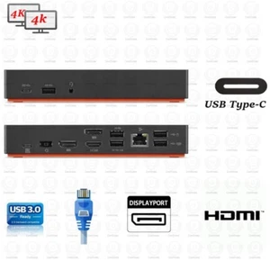 Lenovo 40AS ThinkPad USB-C 4K Dock Gen2 with 90W AC Adapter - Picture 1 of 1
