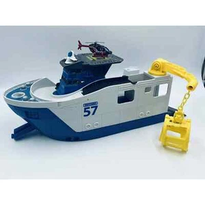 Mattel Matchbox 57 Shark Ship Kids Toy Boat Playset Rescue Mega Water(Ship Only) - Picture 1 of 9